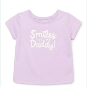 Garanimals Lavender Tee - Smiles for Daddy
